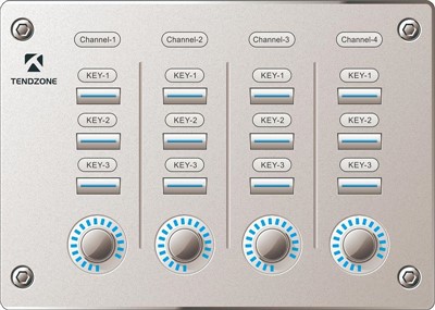 Vadības panelis ar pogām un pogām